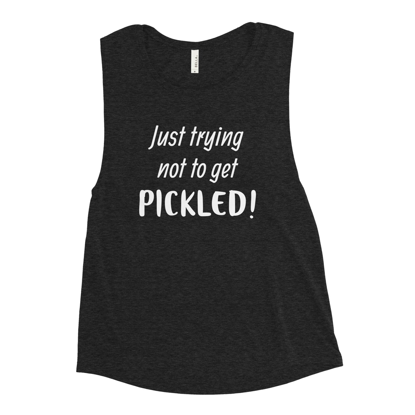 Trying not to get pickled - Ladies’ Muscle Tank