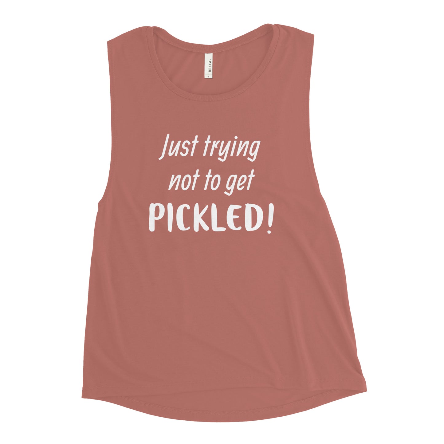 Trying not to get pickled - Ladies’ Muscle Tank